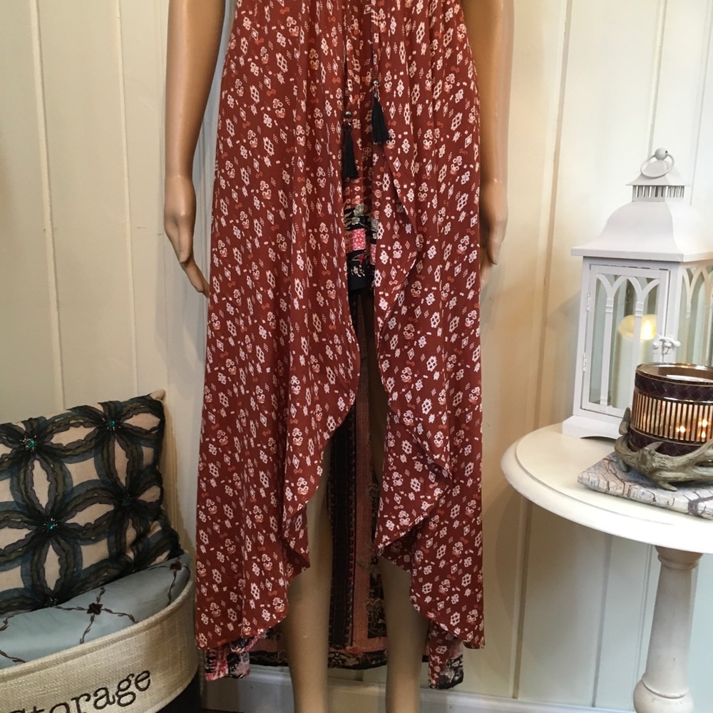 HALTER ROMPER MAXI DRESS - Picture 8 of 14